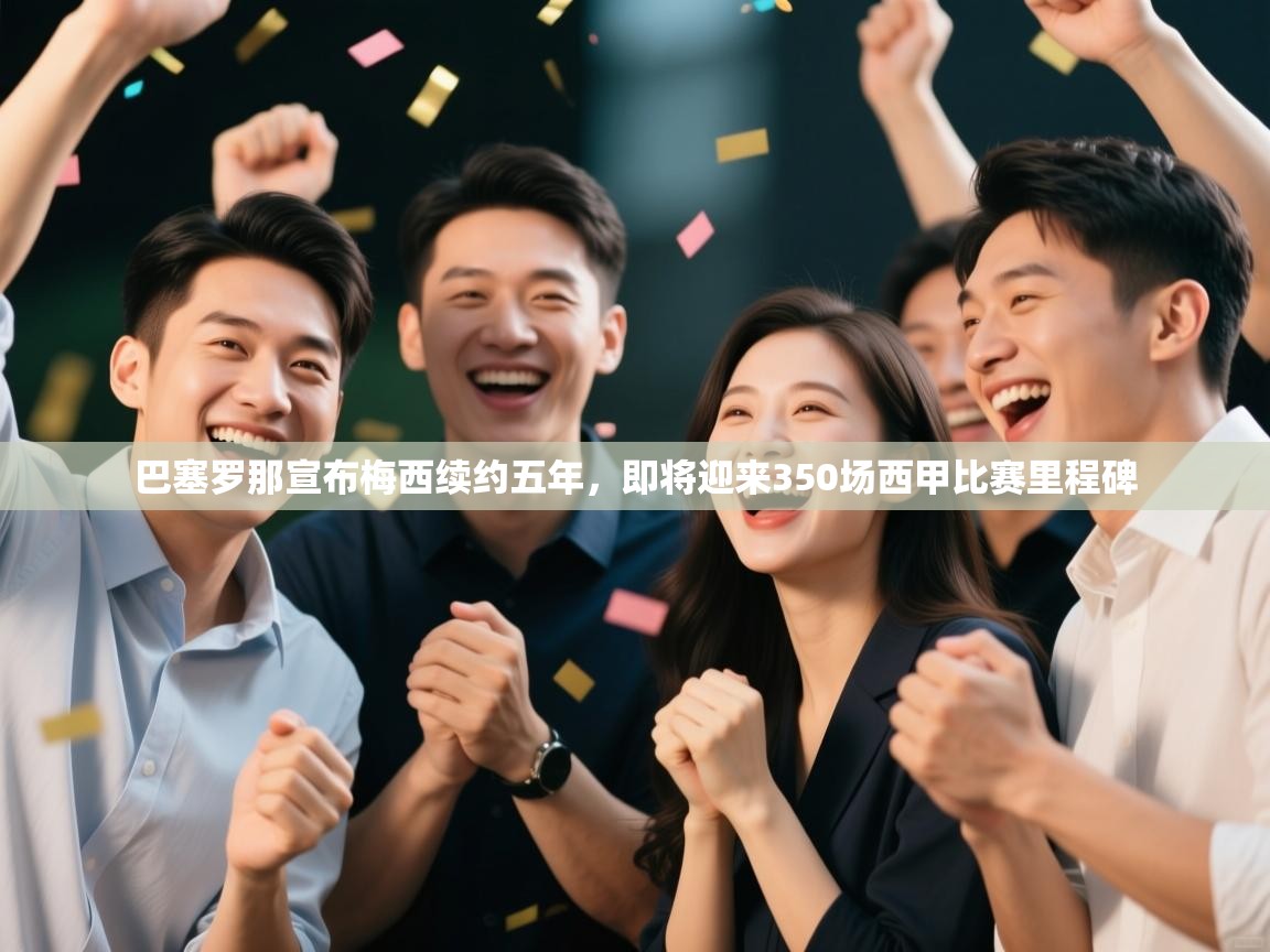 爱游戏体育赛事-巴塞罗那宣布梅西续约五年，即将迎来350场西甲比赛里程碑  第1张